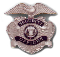 W58 - Security Officer Hat Badge